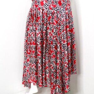 Chanel Race Flag (Formula 1 F1) Print Skirt 2023 Size 38